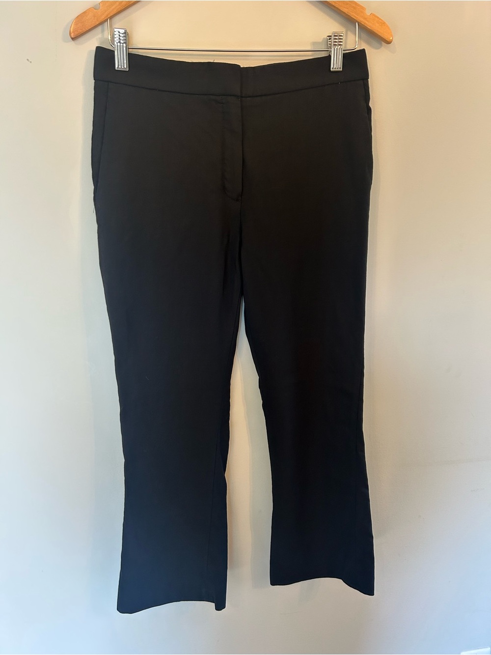 Aritzia Babaton Kickflare Black Tailored Cropped Wool Dress Pants size 6